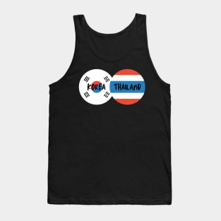 Korean Thai - Korea, Thailand Tank Top